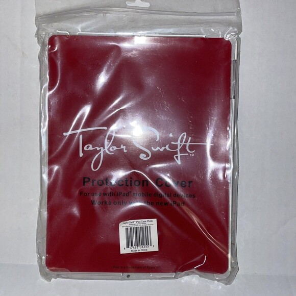 Taylor Swift Photo iPad Case Cover RED Album Promotional Radio Item - Picture 2 of 2